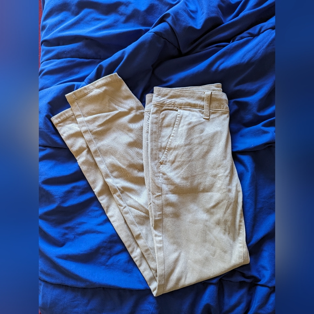 Khaki pants work pants American eagle size 6 x-short length